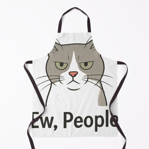Item preview, Sarcastic Cat Ew People Funny Design Antisocial Meme Grumpy Cat designed and sold by Cat-astrophes.
