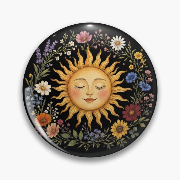 Item preview, Boho Spiritual Sun, Cute Bohemian, Celestial Hippie, Vintage, Hippy, Chic Style, Floral designed and sold by Sprinkle12345.