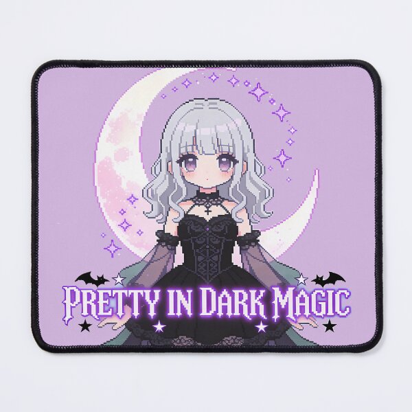 Item preview, Pretty in Dark Magic - Gothic Lolita Moon Pixel Art designed and sold by PotionPixelArt.