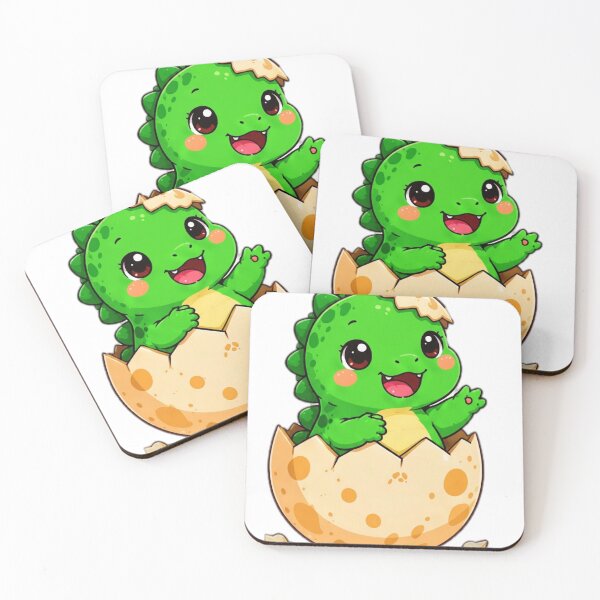 Item preview, Cute Baby Dinosaur Hatching from Egg designed and sold by DailyDoodlesBySumbul.