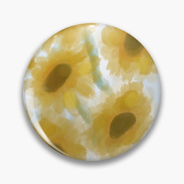 Item preview, Impressionist Watercolor Sunflowers Pattern designed and sold by UrbanVisions.