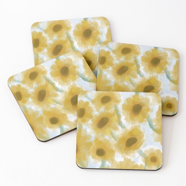 Item preview, Impressionist Watercolor Sunflowers Pattern designed and sold by UrbanVisions.
