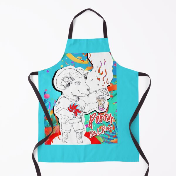 Item preview, Party Like A Ram (Original Drawing by ACCI) designed and sold by VanyssaGraphics.