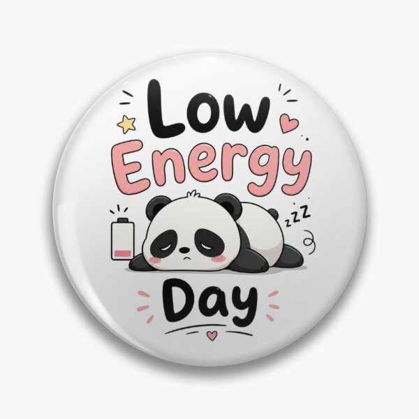 Item preview, Low Energy Day Cute Kawaii Panda | Funny Introvert Mood Sticker | Sleepy Animal Aesthetic designed and sold by Sanika arts .