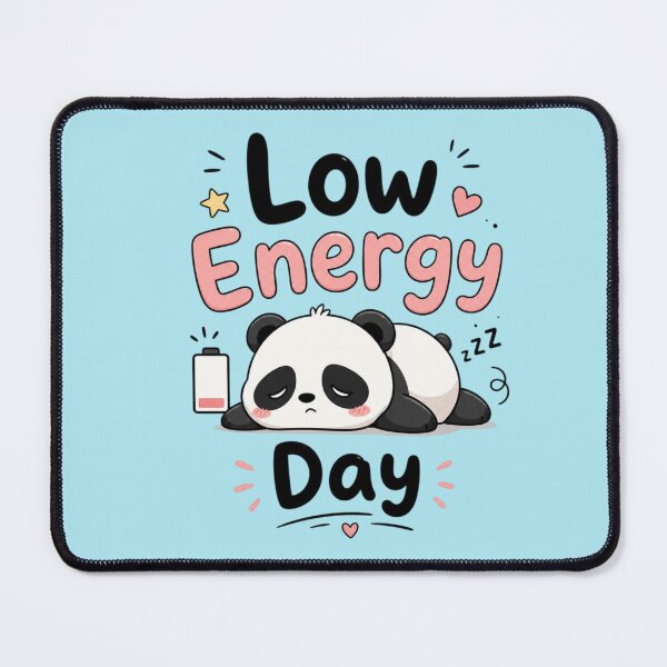 Item preview, Low Energy Day Cute Kawaii Panda | Funny Introvert Mood Sticker | Sleepy Animal Aesthetic designed and sold by Sanika arts .