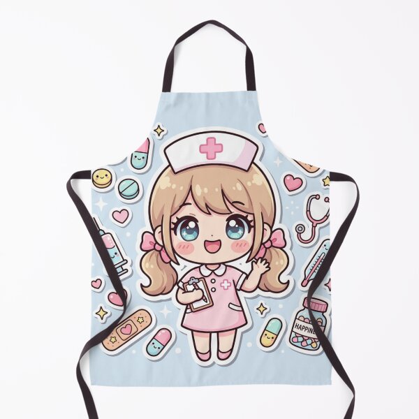 Item preview, Cute Kawaii Chibi Nurse Sticker Pastel Nursing Student designed and sold by Arobinoz.