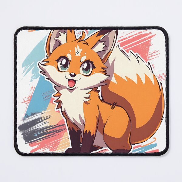 Item preview, Cute Kawaii Fox Sticker | Adorable Cartoon Fox Animal Illustration designed and sold by dreamz-world.