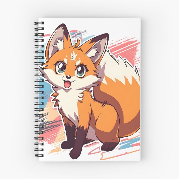 Item preview, Cute Kawaii Fox Sticker | Adorable Cartoon Fox Animal Illustration designed and sold by dreamz-world.