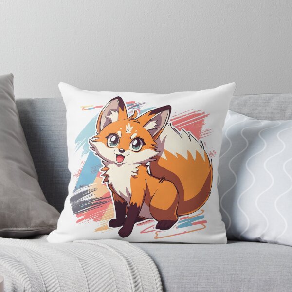 Item preview, Cute Kawaii Fox Sticker | Adorable Cartoon Fox Animal Illustration designed and sold by dreamz-world.