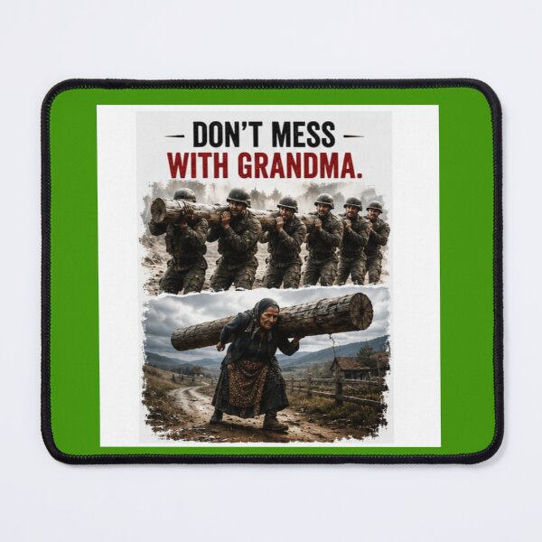 Item preview, Don't Mess With Grandma - Funny Eastern European Meme Sticker designed and sold by Scro-Ciob-Shop.