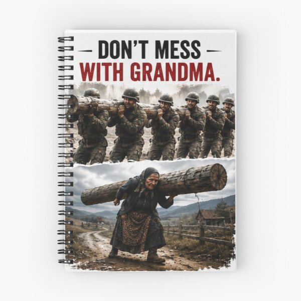 Item preview, Don't Mess With Grandma - Funny Eastern European Meme Sticker designed and sold by Scro-Ciob-Shop.