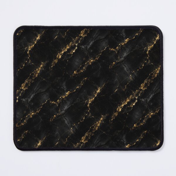Item preview, Modern Black Marble Metallic Gold designed and sold by MyVerseStudio.