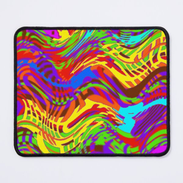 Item preview, Psychedelic Rainbow Fluid Waves designed and sold by VividEclipse.