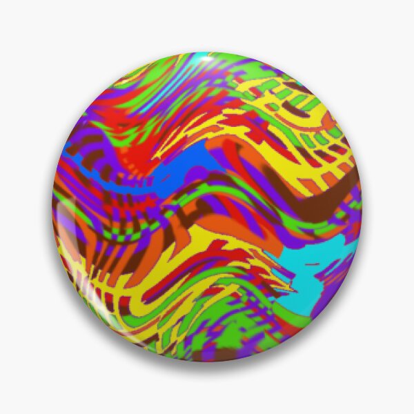 Item preview, Psychedelic Rainbow Fluid Waves designed and sold by VividEclipse.