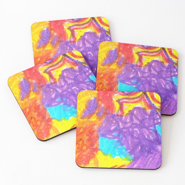 Item preview, abstract in purple and yellow designed and sold by Tereza Pilar  Art.