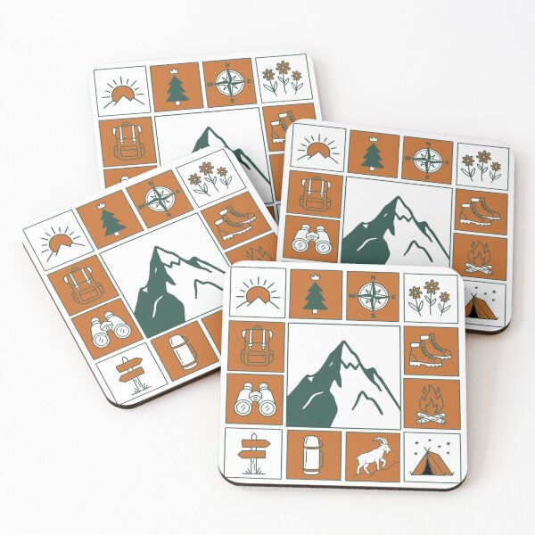 Item preview, Mountain Adventure Hiking & Camping Vintage Graphic designed and sold by Nimznology.