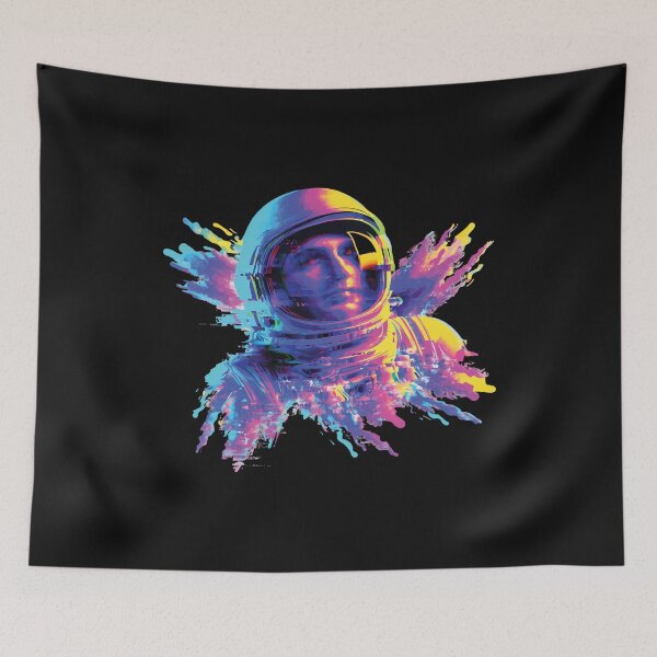 Item preview, Colorful Astronaut Splash Art designed and sold by andromeda-redd.
