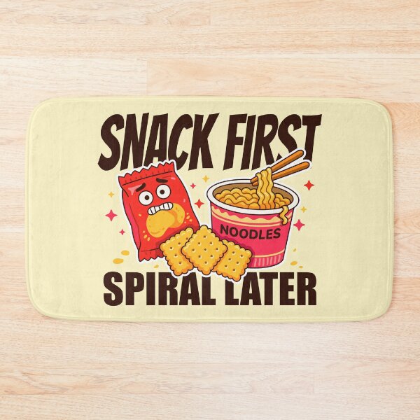 Item preview, Snack Food with Nervous Chips & Noodles – Snack First, Spiral Later designed and sold by Skryp-art.