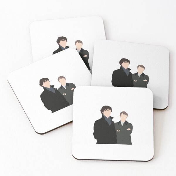 Item preview, Sherlock y John Watson | Vinilo decorativo inspirado en el dúo de detectives de la BBC Sherlock y John Watson | Vinilo decorativo de fan art de detectives designed and sold by suh shop.