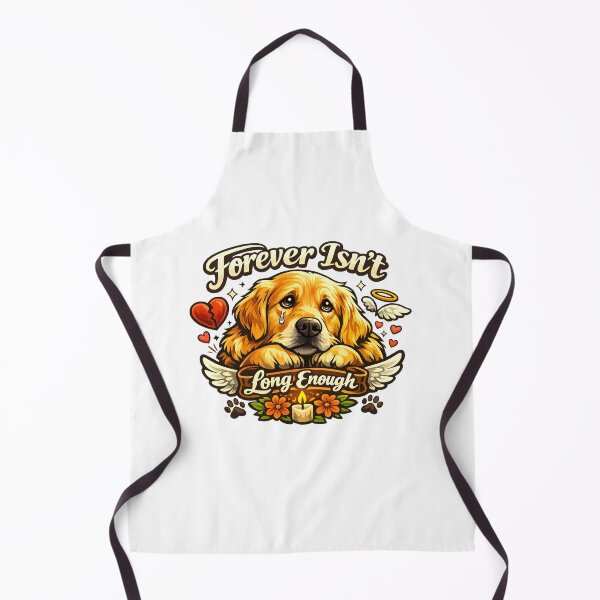 Item preview, Forever Isn't Long Enough Golden Retriever Angel designed and sold by Sahil Randhawa.
