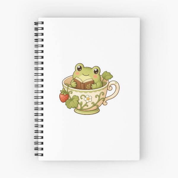 Item preview, Cozy Frog Reading In A Teacup designed and sold by The-Art-of-D.