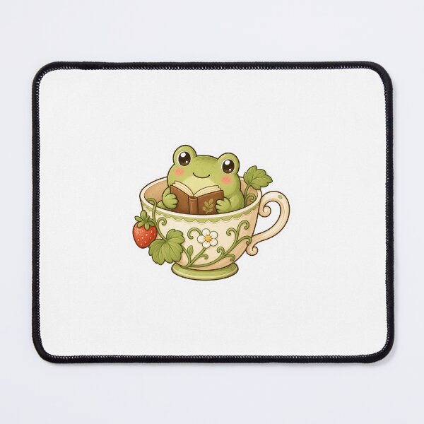 Item preview, Cozy Frog Reading In A Teacup designed and sold by The-Art-of-D.