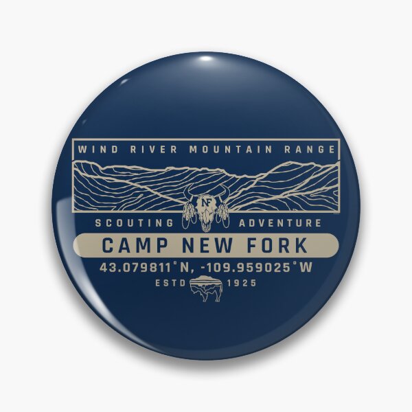 Item preview, Camp New Fork Elevation (1925-2024) designed and sold by tjdayley.