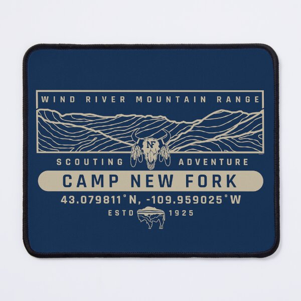 Item preview, Camp New Fork Elevation (1925-2024) designed and sold by tjdayley.