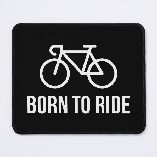 Item preview, Born To Ride (Racing Bicycle / Bike / White) designed and sold by MrFaulbaum.