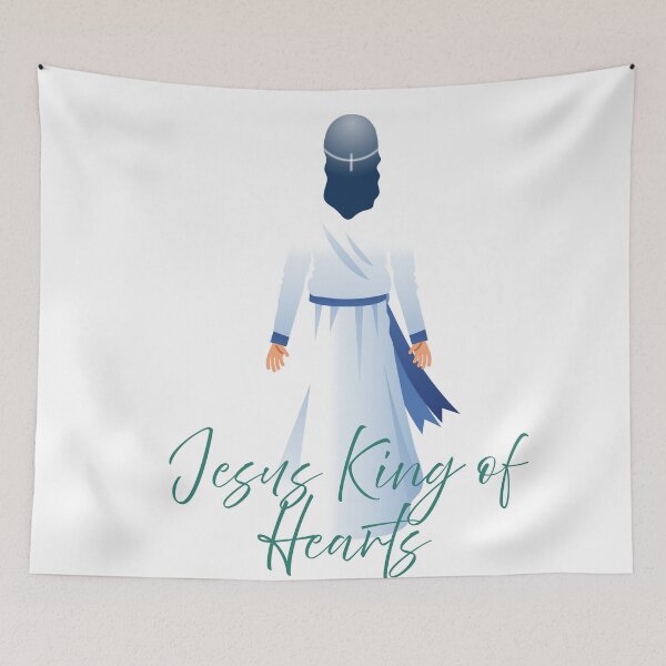 Item preview, Jesus King of Hearts designed and sold by AMCreatix.