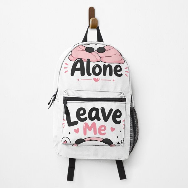 Item preview, Leave Me Alone Cute Panda Kawaii Funny Introvert Quote Sticker | Cozy Lazy Animal Cartoon Gift designed and sold by Sanika arts .