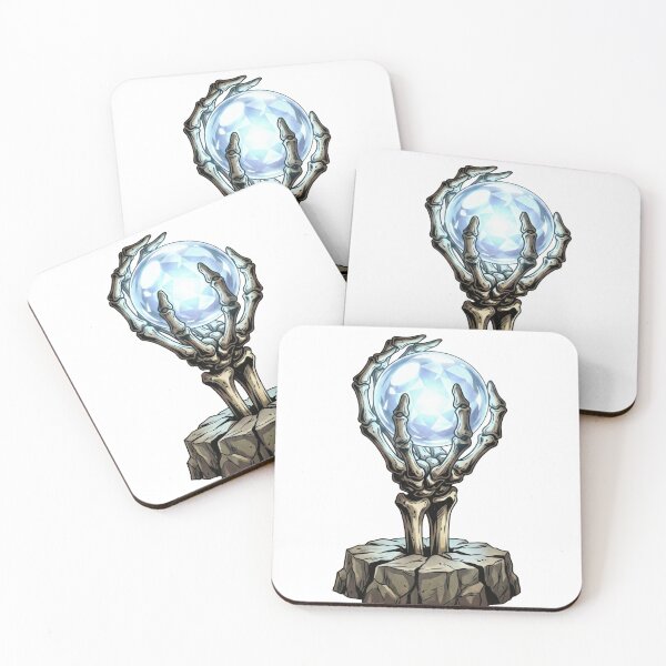 Item preview, The Skeleton's Prophecy - Glowing Crystal Ball designed and sold by Dzblack.