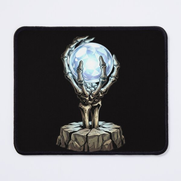 Item preview, The Skeleton's Prophecy - Glowing Crystal Ball designed and sold by Dzblack.