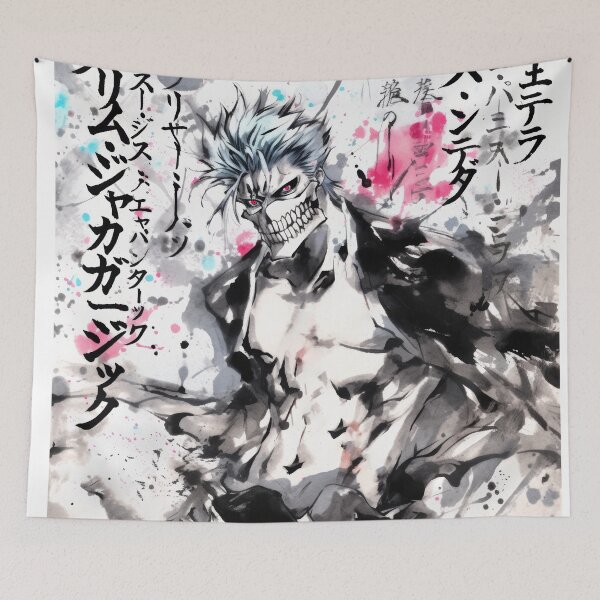 Item preview, Sumi-e de Grimmjow designed and sold by AnimeArsenalPrints.