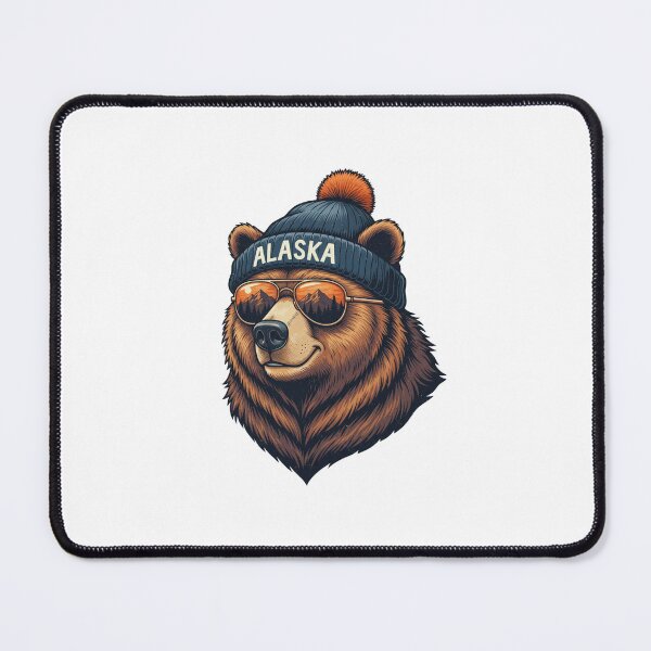 Item preview, Bear with Beanie Alaska designed and sold by adnane1081.