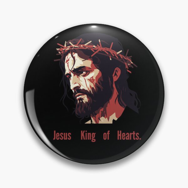 Item preview, Jesus King Of Hearts designed and sold by AMCreatix.
