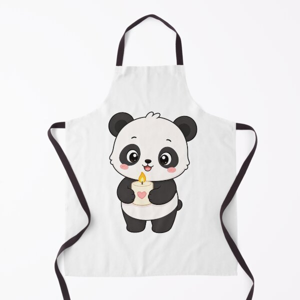 Item preview, Cute Panda Holding Heart Candle Kawaii Cartoon Design designed and sold by Seculinator.