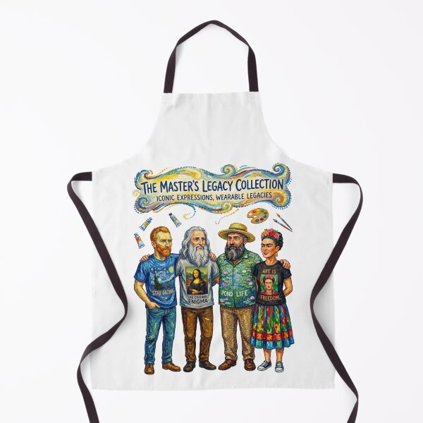 Item preview, Artists Van gogh, Frida kahlo, Da vinci, Claude Monet designed and sold by TeeARTHY.