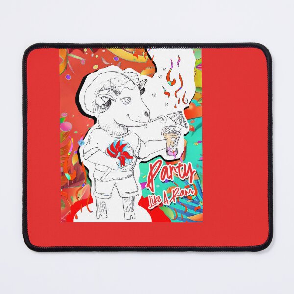 Item preview, Party Like A Ram (Original Drawing by ACCI) designed and sold by VanyssaGraphics.