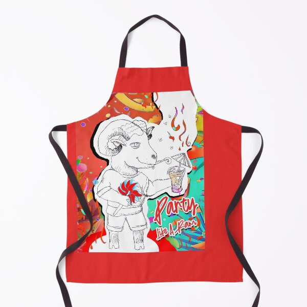 Item preview, Party Like A Ram (Original Drawing by ACCI) designed and sold by VanyssaGraphics.