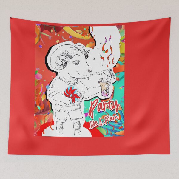 Item preview, Party Like A Ram (Original Drawing by ACCI)  designed and sold by VanyssaGraphics.