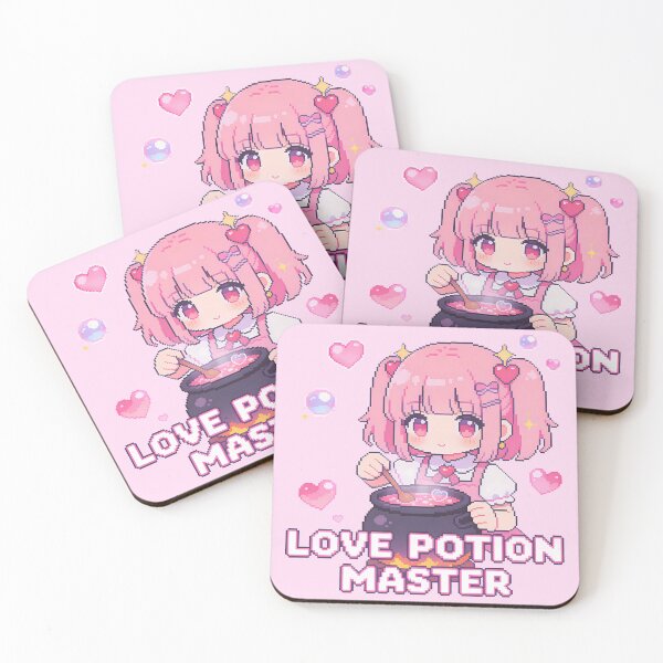 Item preview, Love Potion Master - Cute Witch Anime Pixel Art designed and sold by PotionPixelArt.
