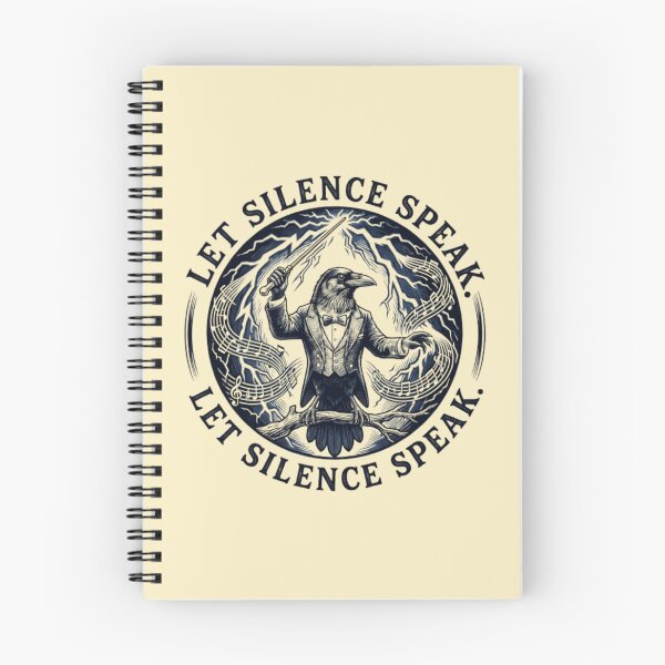 Item preview, Let Silence Speak – Elegant Raven Symbolism Art designed and sold by Dogandesighn.