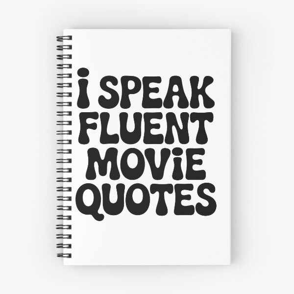 Item preview, I SPEAK FLUENT MOVIE QUOTES designed and sold by jkrphoto.