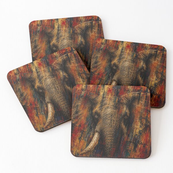 Item preview, Majestic Elephant Emerging Abstract designed and sold by Ingorgia Studio.
