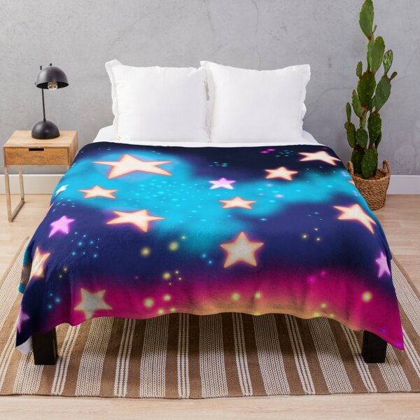 Item preview, Dreamy Neon Starry Sky designed and sold by cat-and-pigeon.