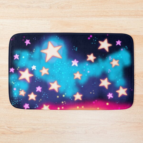 Item preview, Dreamy Neon Starry Sky designed and sold by cat-and-pigeon.