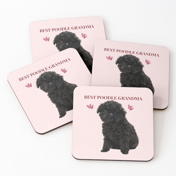 Item preview, Best Poodle Grandma Gift Funny Dog Print designed and sold by chaos-and-curls.