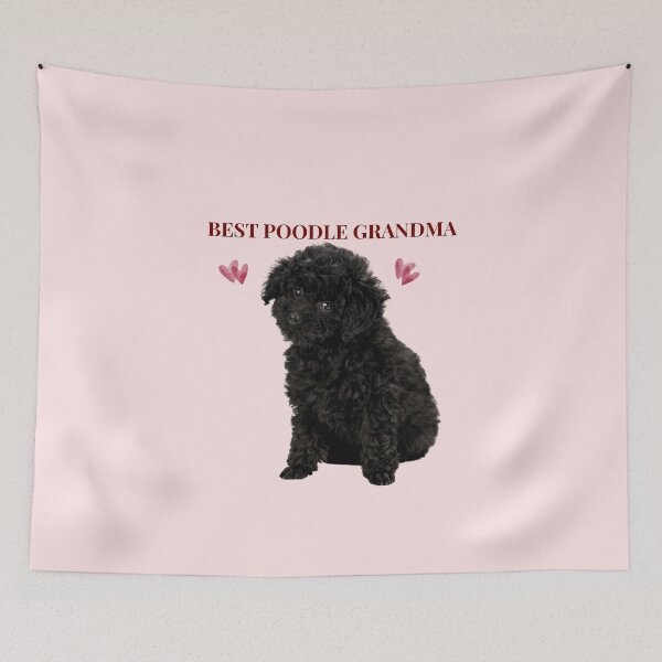 Item preview, Best Poodle Grandma Gift Funny Dog Print designed and sold by chaos-and-curls.
