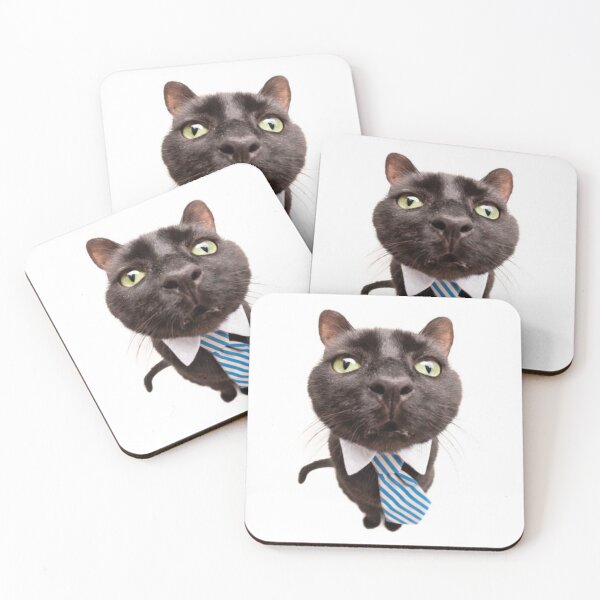 Item preview, cat with tie on designed and sold by CatsCritterDesigns .